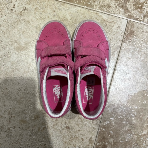 Vans pink girls suede sneakers - Picture 2 of 8